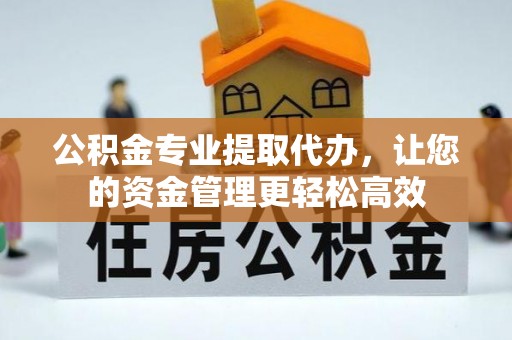 迁安市公积金专业提取代办，让您的资金管理更轻松高效