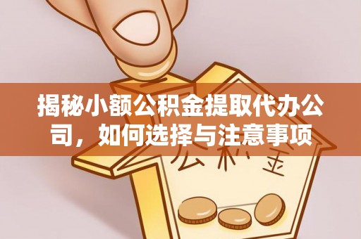 迁安市揭秘小额公积金提取代办公司，如何选择与注意事项